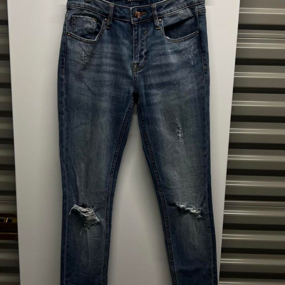 Vigoss Women's Blue and Navy Jeans